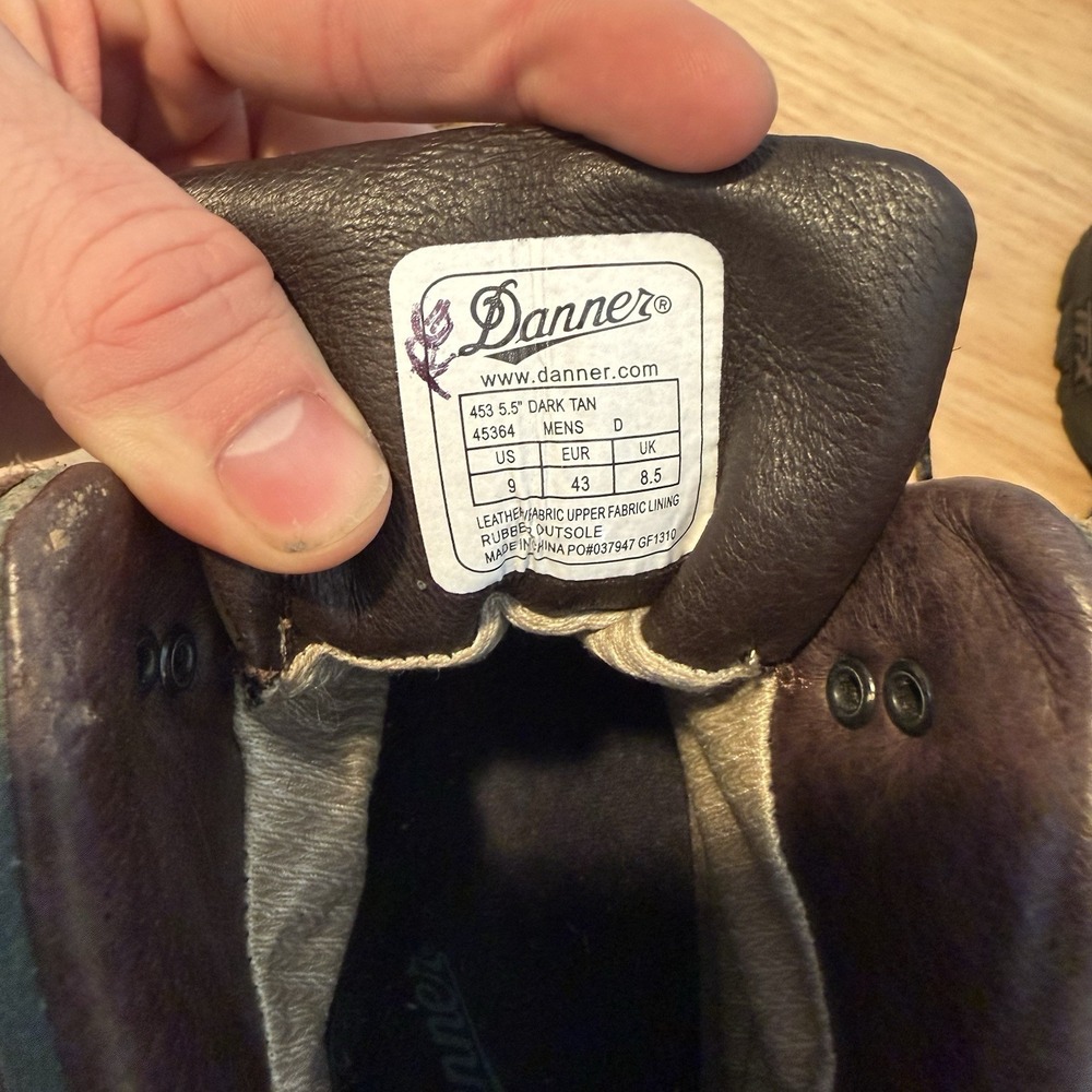 Danner 453 GTX 5.5" GORE-TEX Boots Sz 9 Brown Gray Outdoor Hiking Gorpcore - Picture 11 of 11